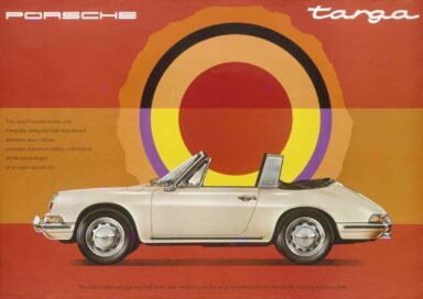 Advertisement of the Porsche 911 Targa, 1967, © Company Archive Porsche AG