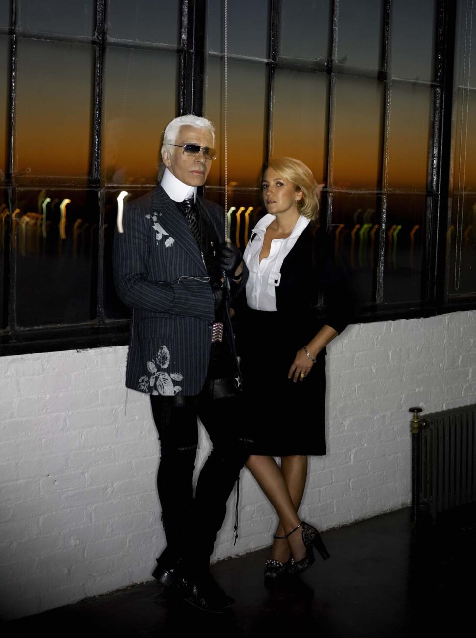 Karl Lagerfeld and Silvia Venturini Fendi Courtesy of Fendi (p. 34)