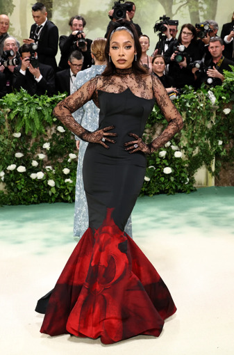 LALA ANTHONY IN ALEXANDER MCQUEEN 2023