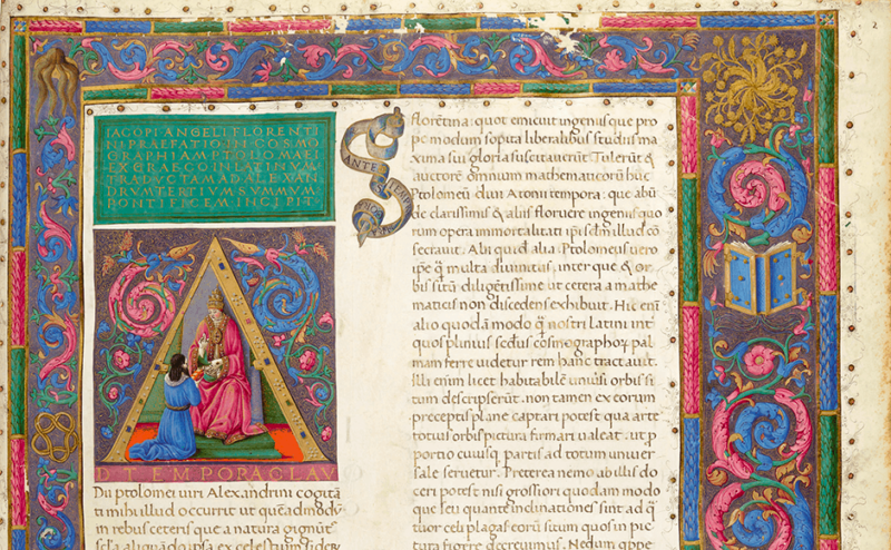 Claudius Ptolomaeus, Cosmographia; Jacobus Angelus, interpres, 1451-1500, BnF, département des Manuscrits © BnF